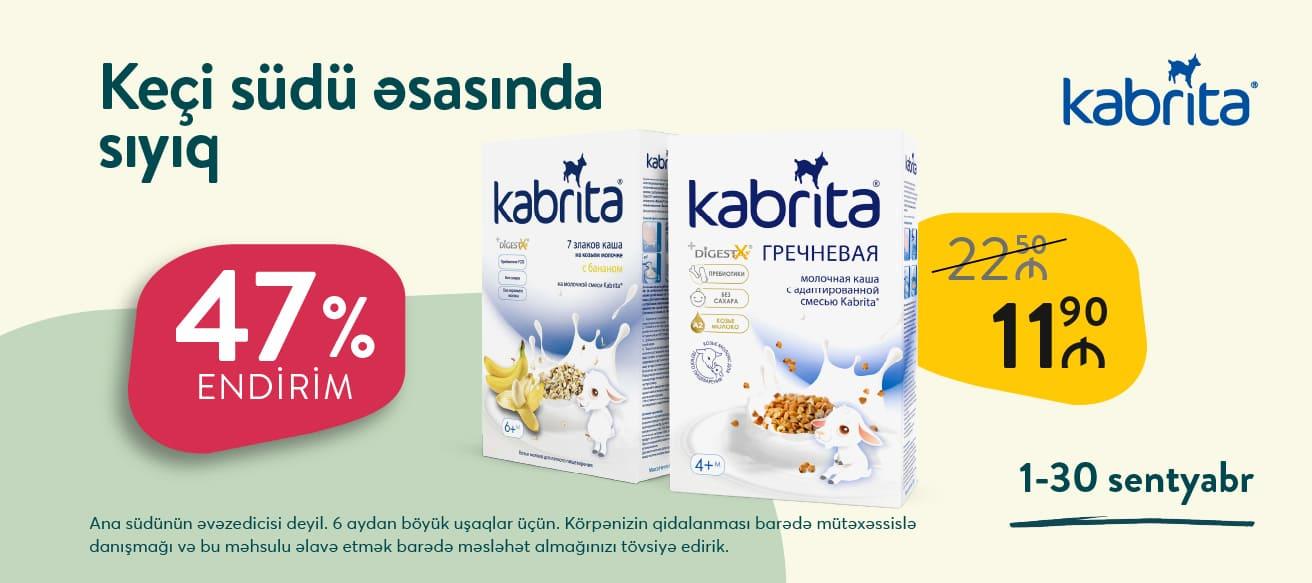 KABRİTA 47% ENDİRİM