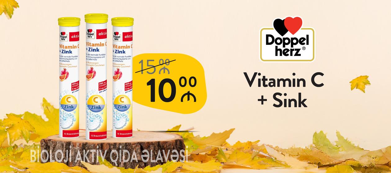 vitamin C & sink doppel herz 10%