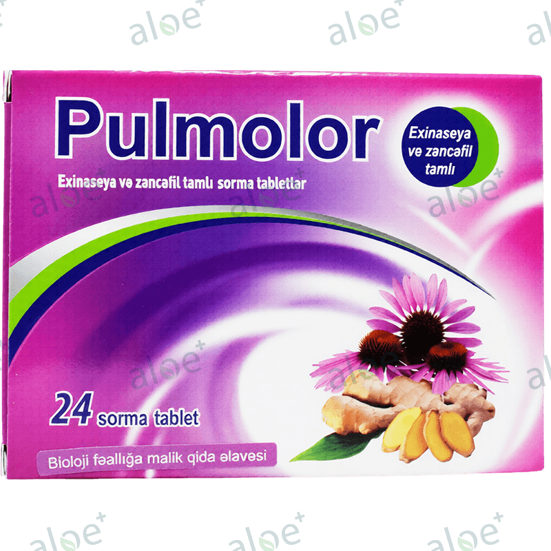 Pulmolor, ekinezya+zəncəfil 24 əd