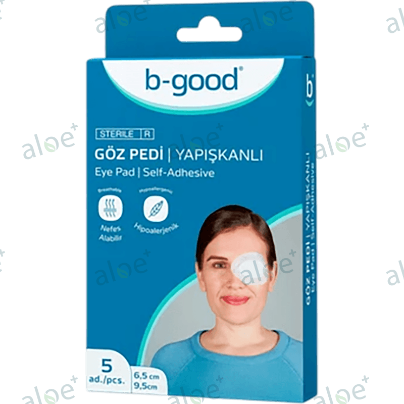 B-good göz üçün yara bandı 6,5 x 9,5 sm 5 əd