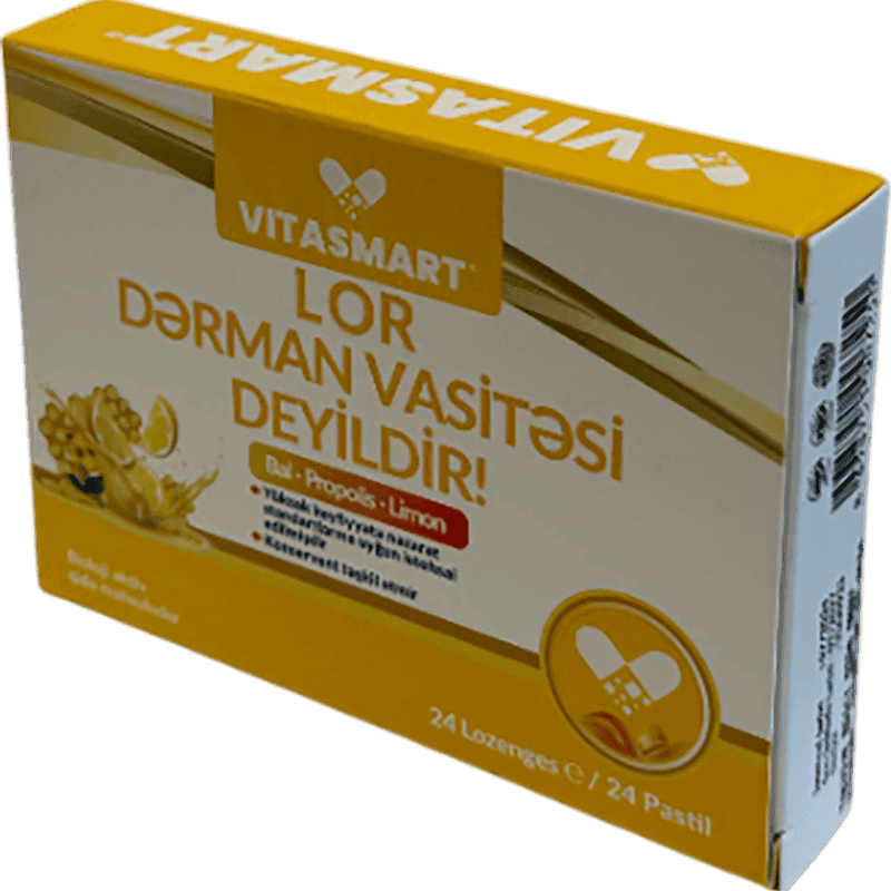 Vitasmart Lor bal-propolis-limon 24 əd