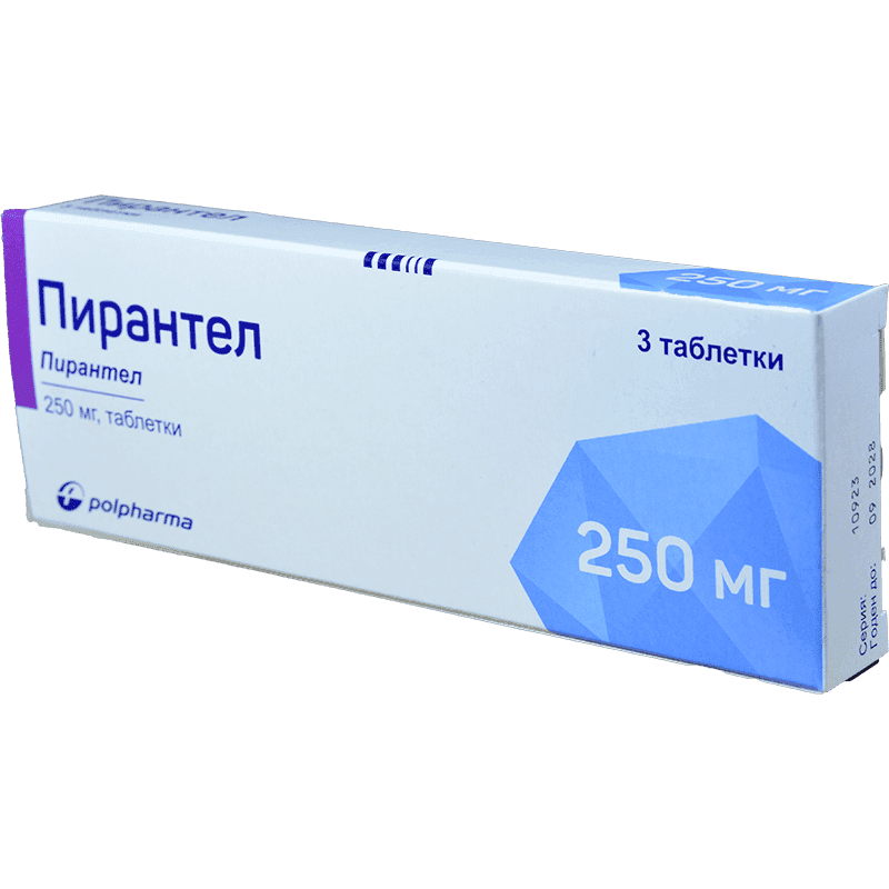 Pirantel 250 mg. 3 əd.