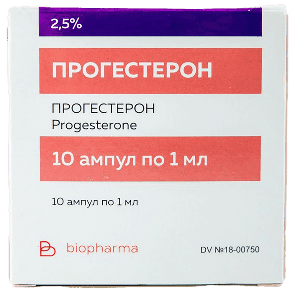 Progesteron 2,5% 1 ml 10 əd.