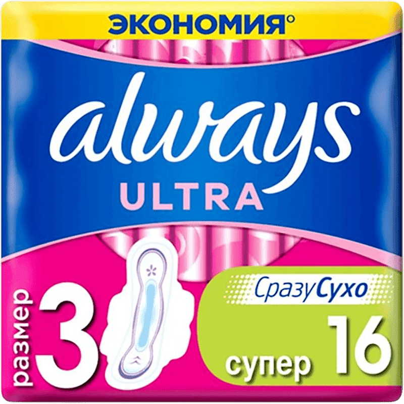 Always ultra super eco padlar 16 əd