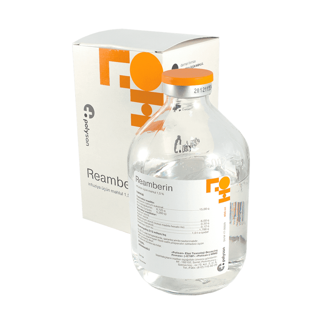 Reamberin 1,5% 400 ml.