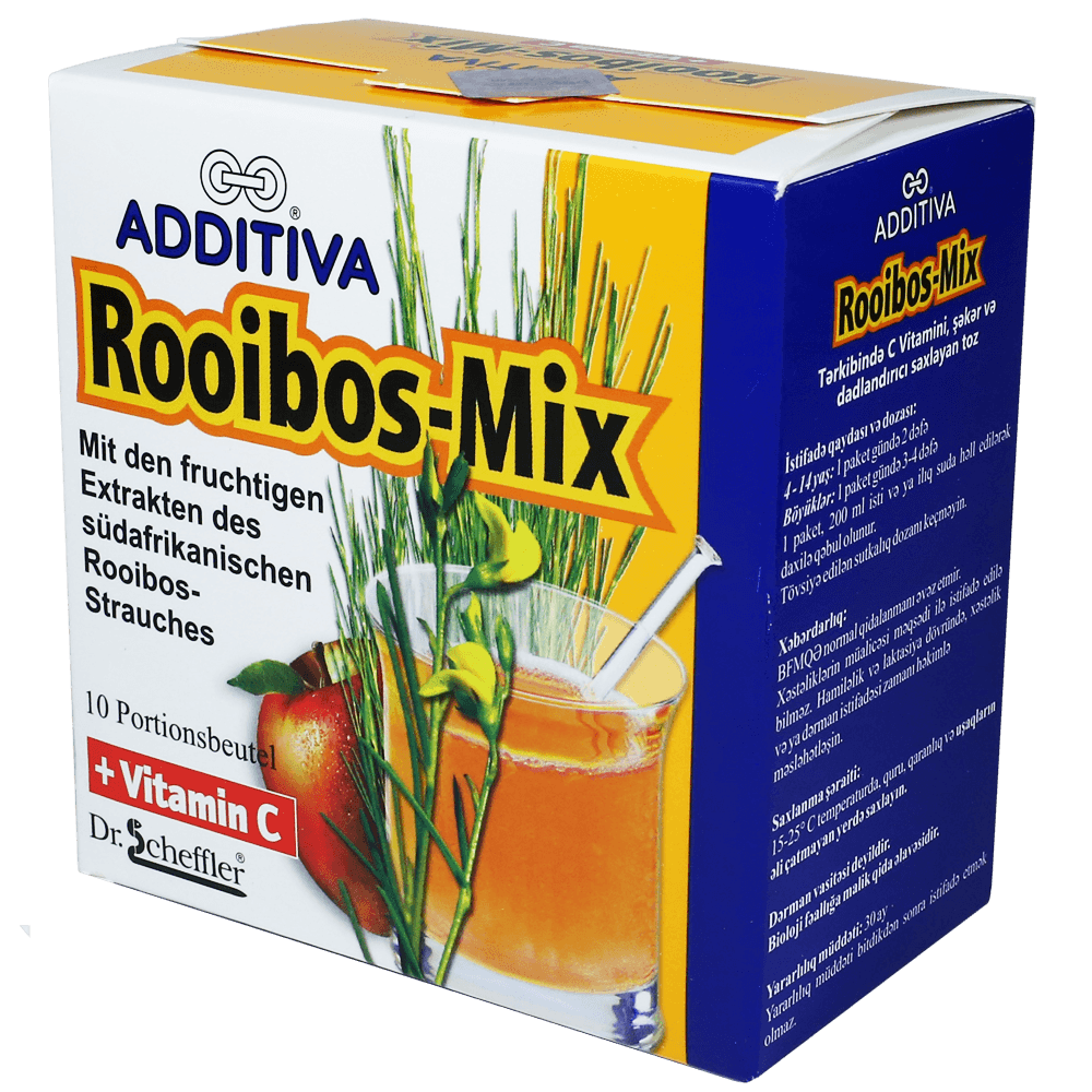 Rooibos Mix + Vitamin C Addivita 10 əd