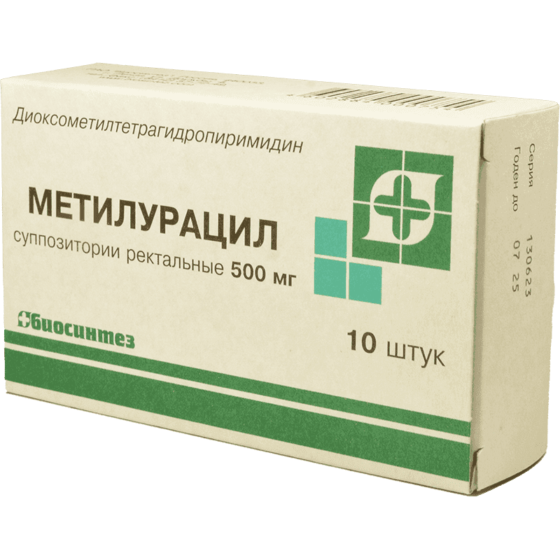 Metilurasil 0,5 qr. 10 əd.