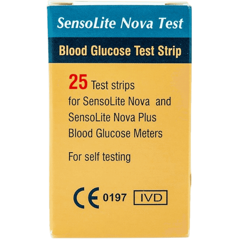 Qlükometr üçün strip Nova 25 əd
