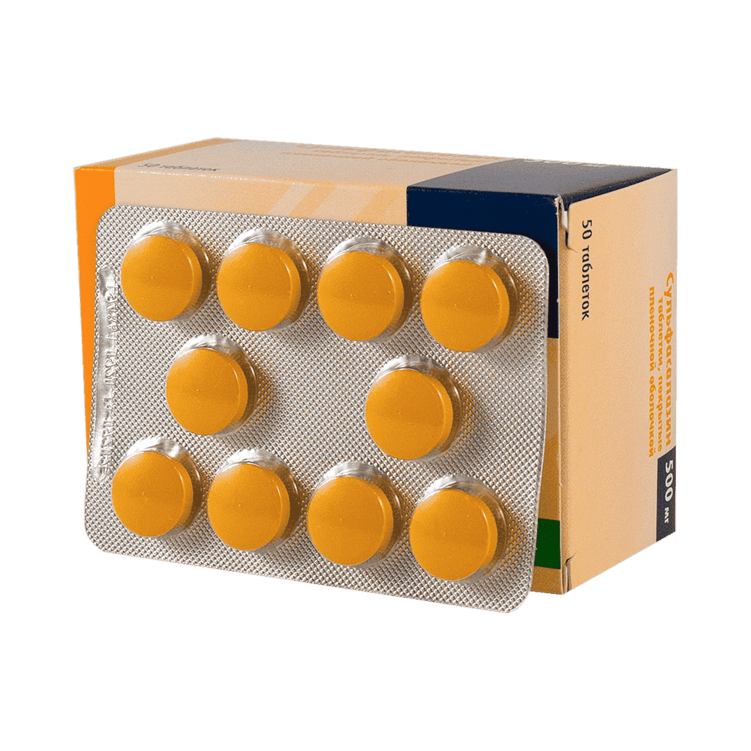 Sulfasalazin 500 mq 50 əd.