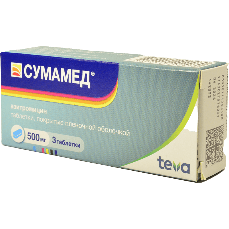 Sumamed 500 mq 3 əd.