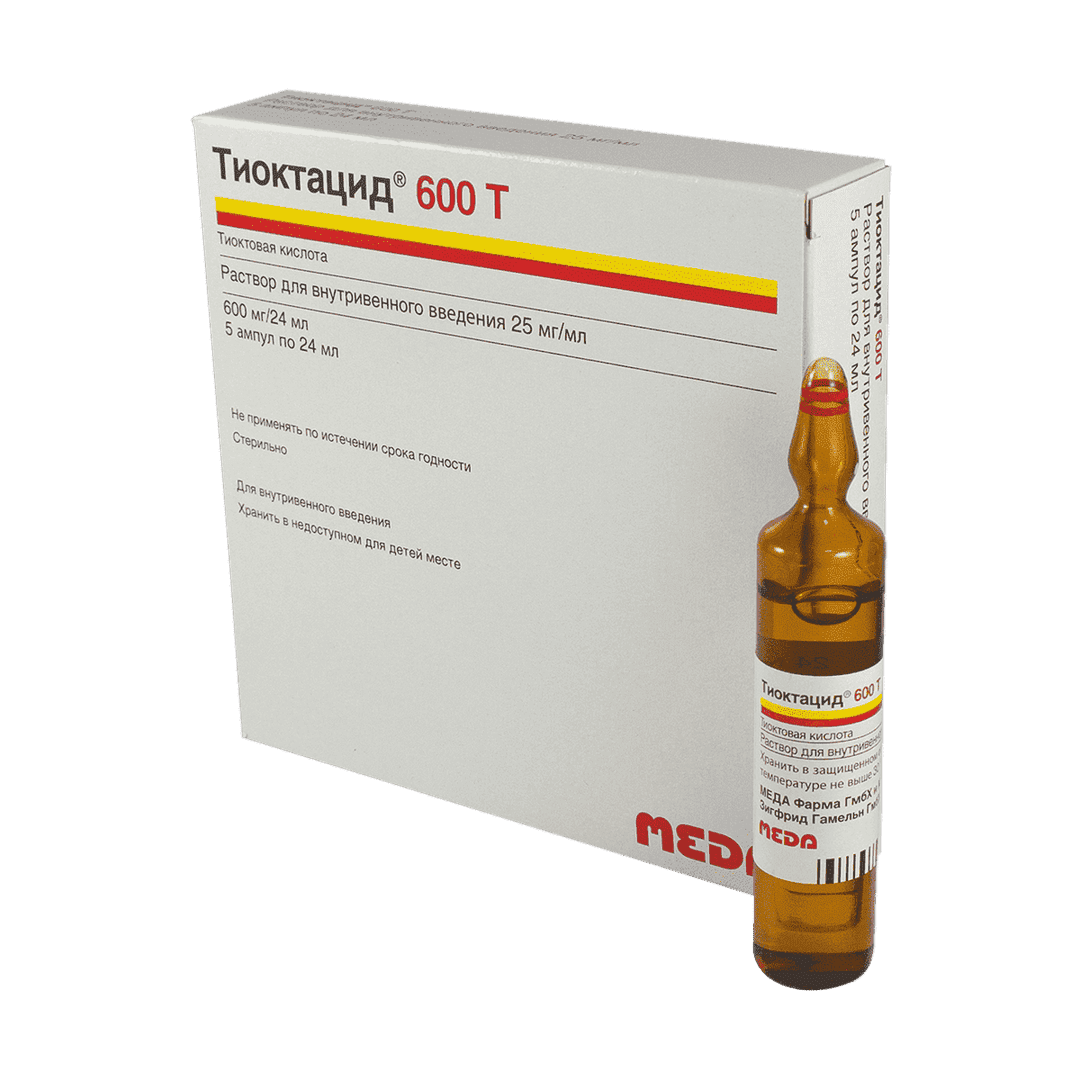 Thioctacid 600 24 ml. 5 əd.