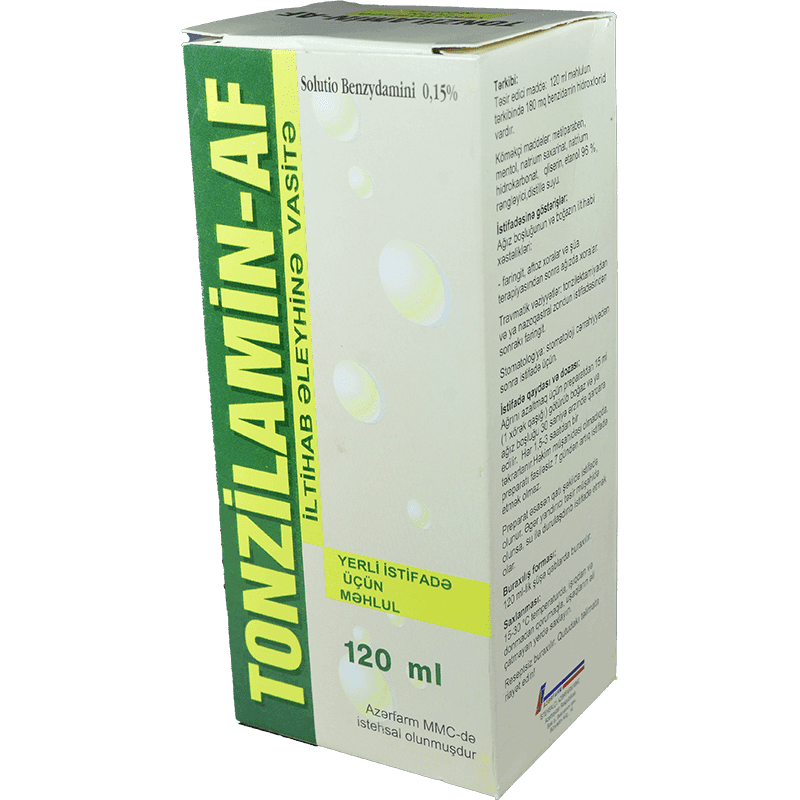 Tonzilamin 0,15% 120 ml.