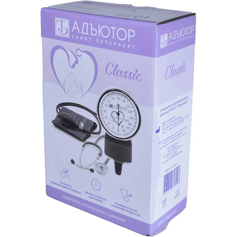 Mexaniki tonometr fonendoslop ilə "Adyutor-klassik" İAD-01-1 Mt-10