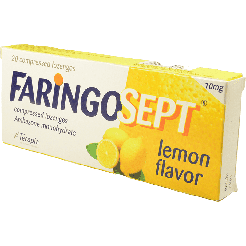Faringosept 10 mg. 20 əd.