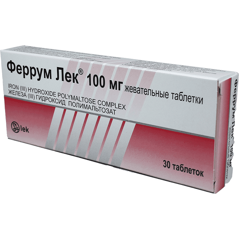 Ferrum-lek 100 mq 30 əd.