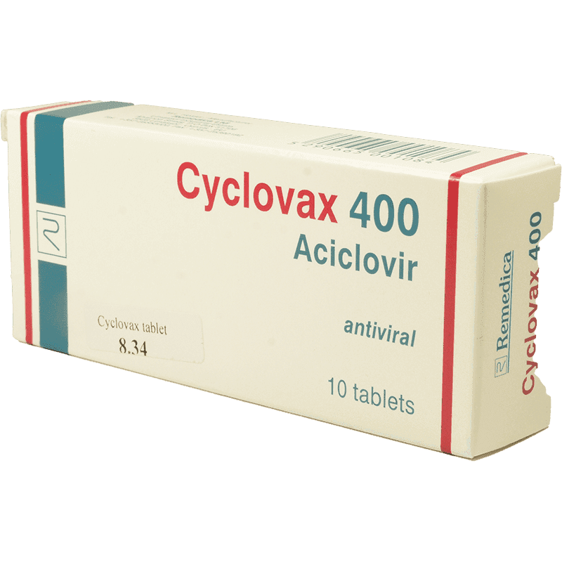 Cyclovax 400 mg. 10 əd.