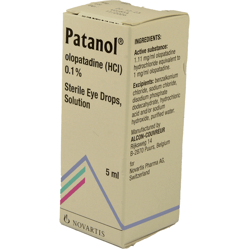 Patanol 0,1% 5 ml