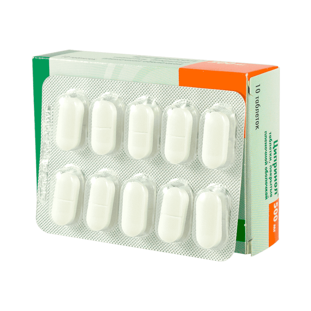 Ciprinol 500 mq 10 əd.