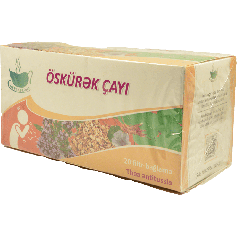 Öskürək çay 1,5 q 20 əd
