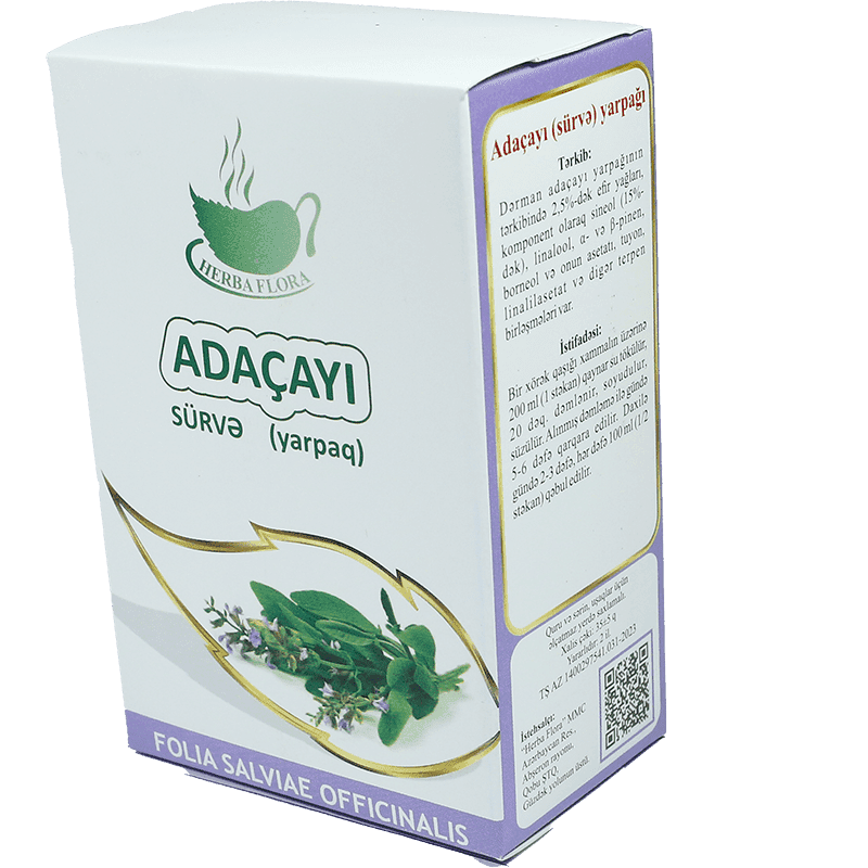 Adaçayı yarpağı 40 əd