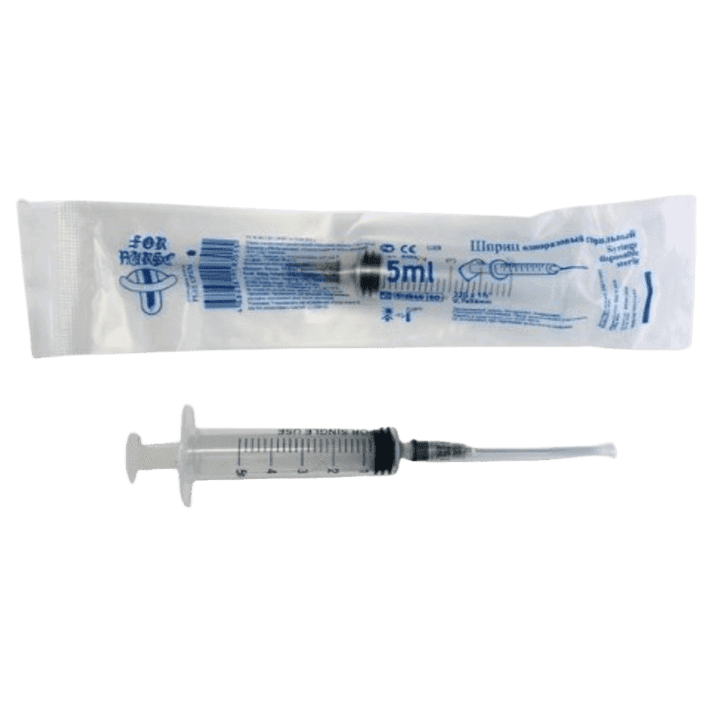 Şpris 5 ml 22GХ32MM SET