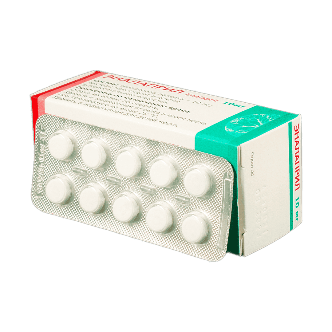 Enalapril 10 mq 20 əd