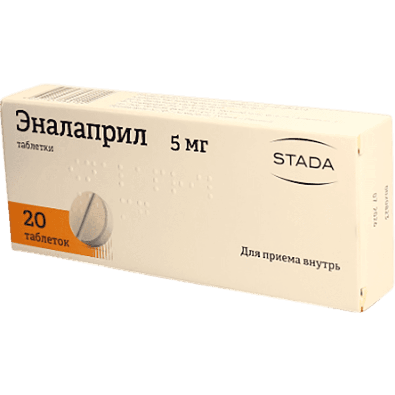Enalapril 5 mq 20 əd