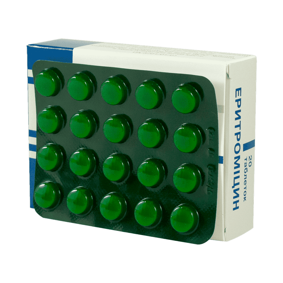Erythromycin 100 mq 20 əd.
