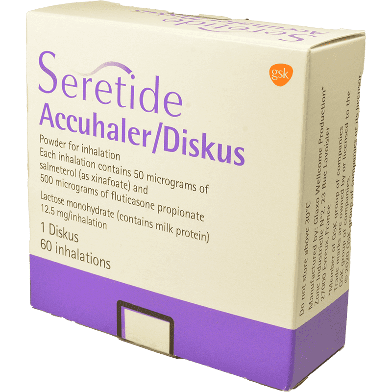 Seretide rotadisk 50/500 mkq 60 doz
