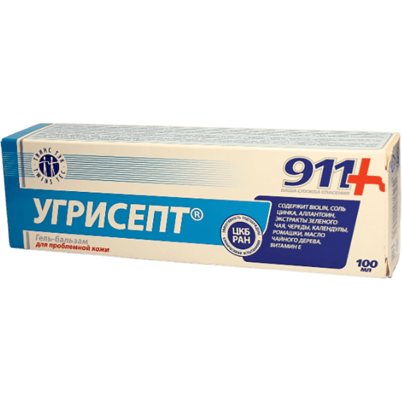 911 Ugrisept üz üçün 100 ml