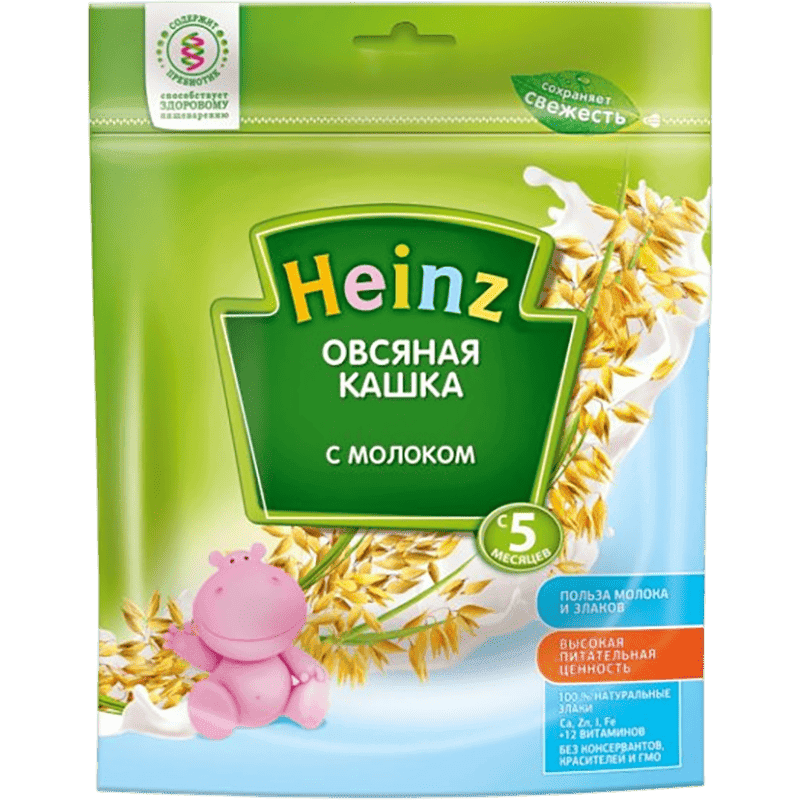 Uşaq qidası Heinz südlü yulaflı sıyıq 180 q