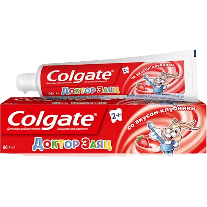 Uşaqlar üçün Colgate Doktor Dovşan, çiyələk dadı ilə 50 ml