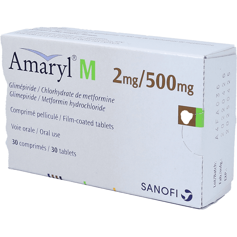 Amaryl M  2 mq/500 mq 30 əd.  
