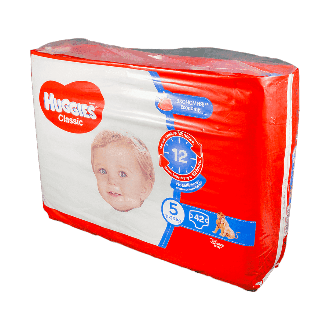 Huggies-5 Classic Uşaq bezi 11-25 kq 42 əd