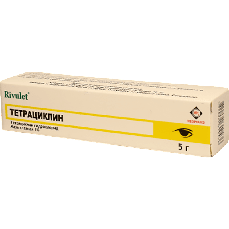 Tetrasiklin göz üçün məlhəm 1% 5 q