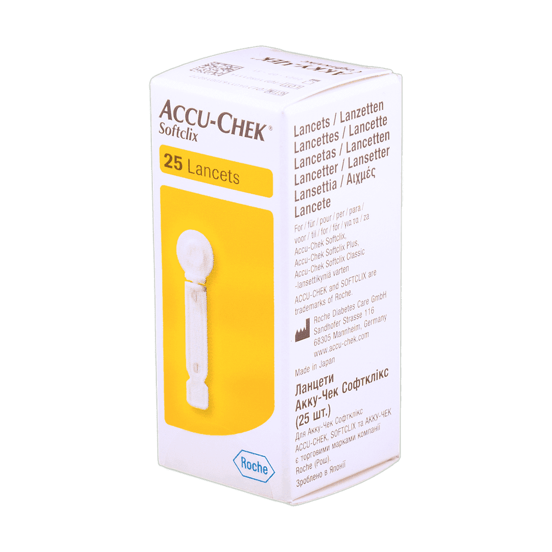 Accu-chek Softclix Lanset 28G 25 əd