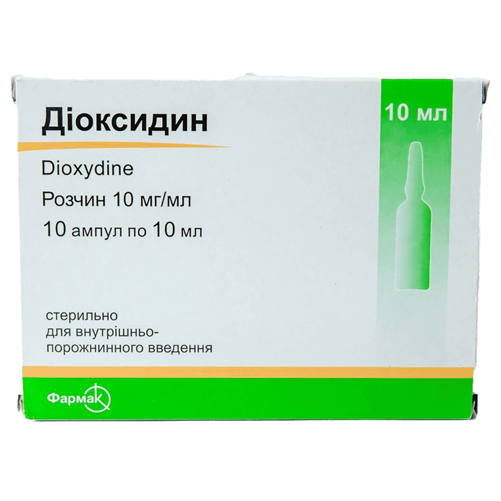 Dioxydine 1% 10 ml 10 əd.