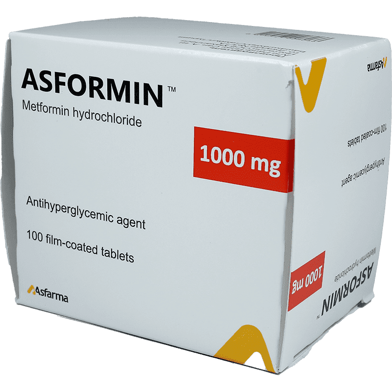 Asformin 1000 mg. 100 əd.