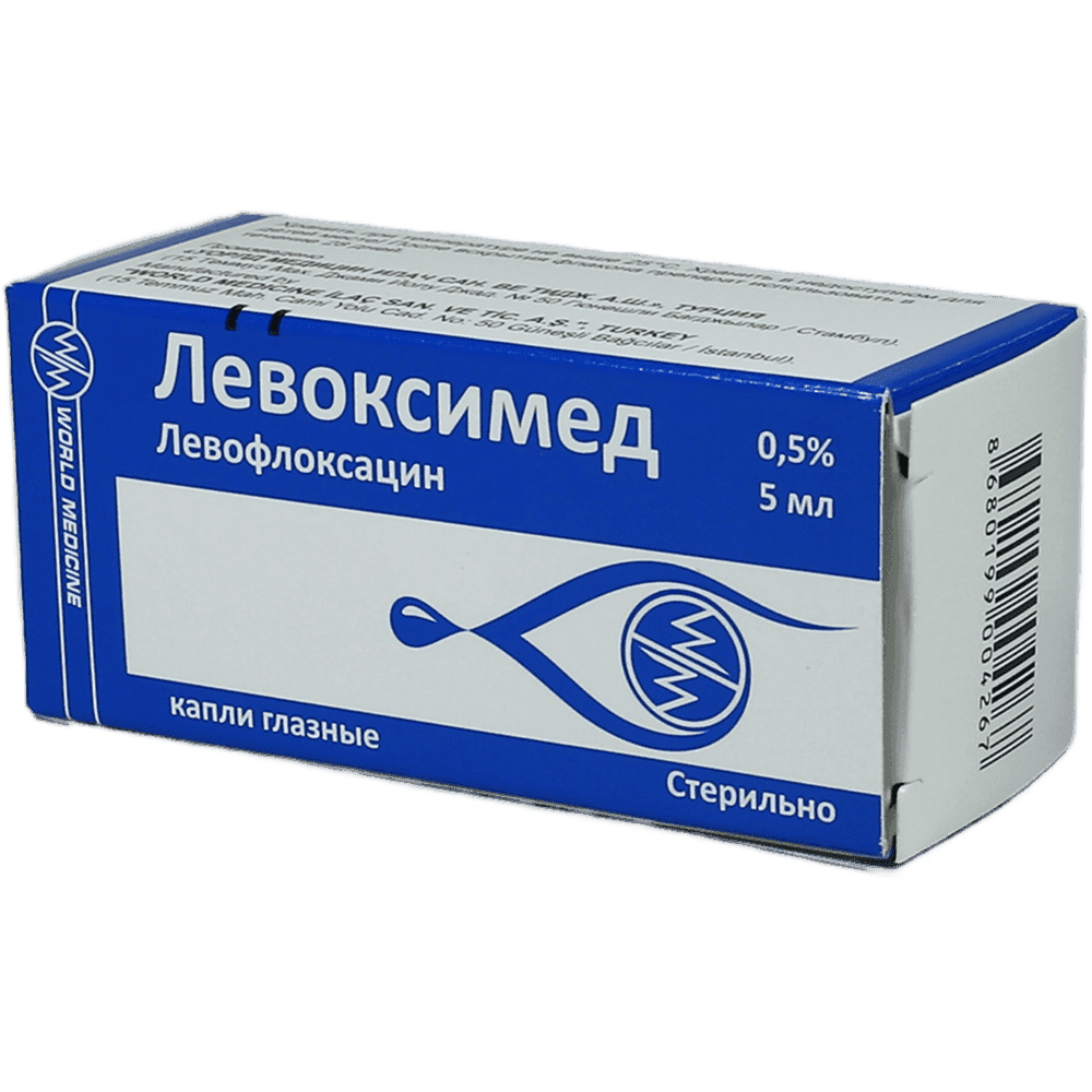 Levoximed 0,5% 5 ml