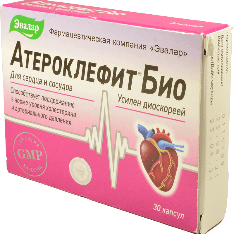 Evalar Ateroklefit, 250 mq 30 əd