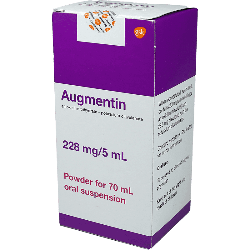 Augmentin BD 228 mq 70 ml