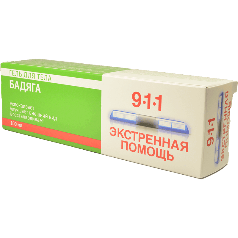 911 Badyaqa bədən üçün 100 ml