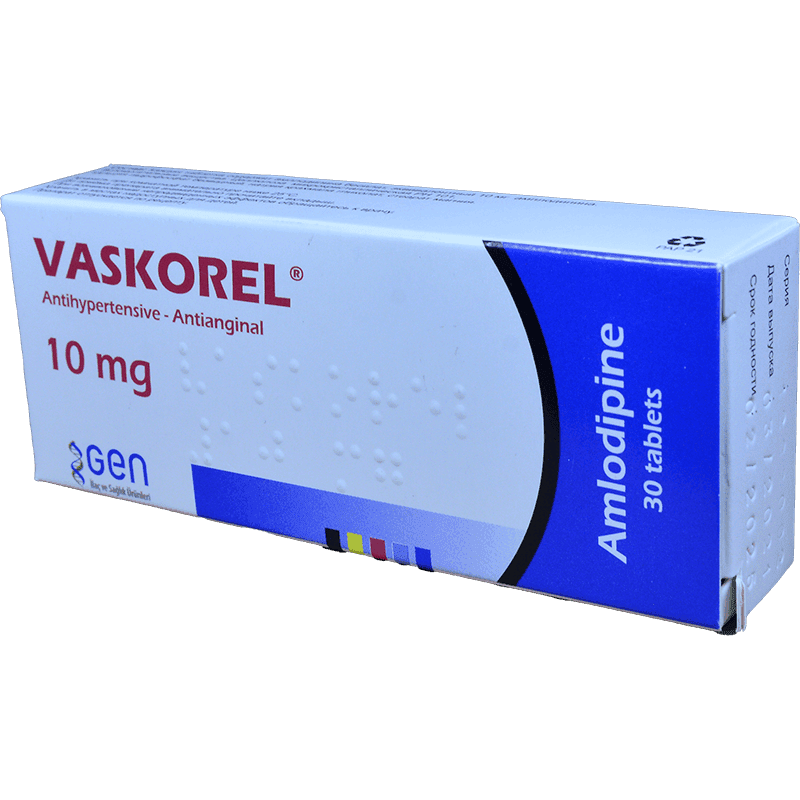 Vaskorel 10 mg. 30 əd.