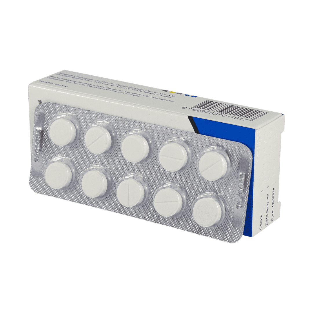 Vaskorel 10 mg. 30 əd.