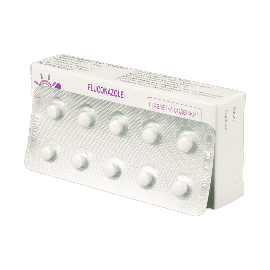 Fluconazole 50 mq 10 əd