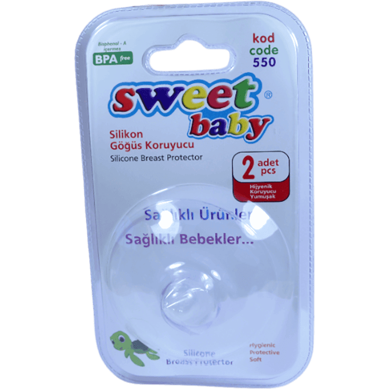 Свит 550 Накладки для кормления силиконовая №2(625) (Kosmetika) (Arıkan Plastik (Sweet baby))