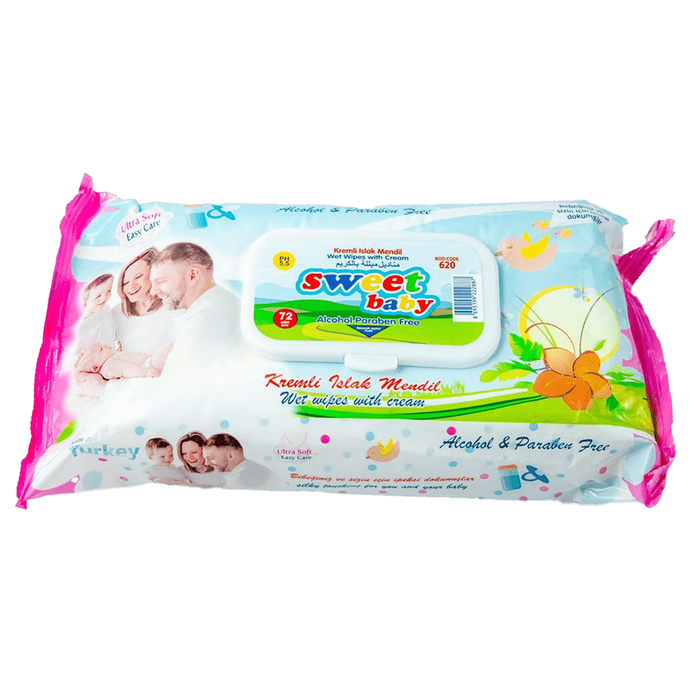 Sweet baby Nəm salfet 72  ədədli