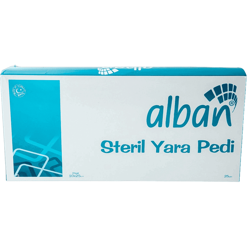 Yara bandı Alban əməliyyatdan sonraki 10 m x 25 sm 25 əd
