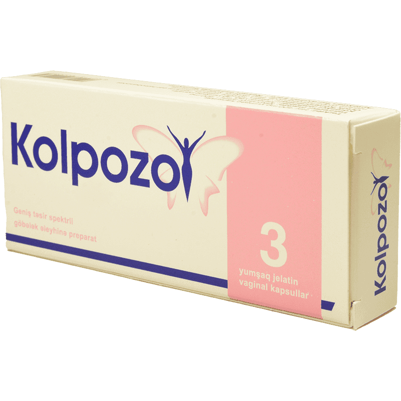 Kolpozol 400 mg. 3 əd.