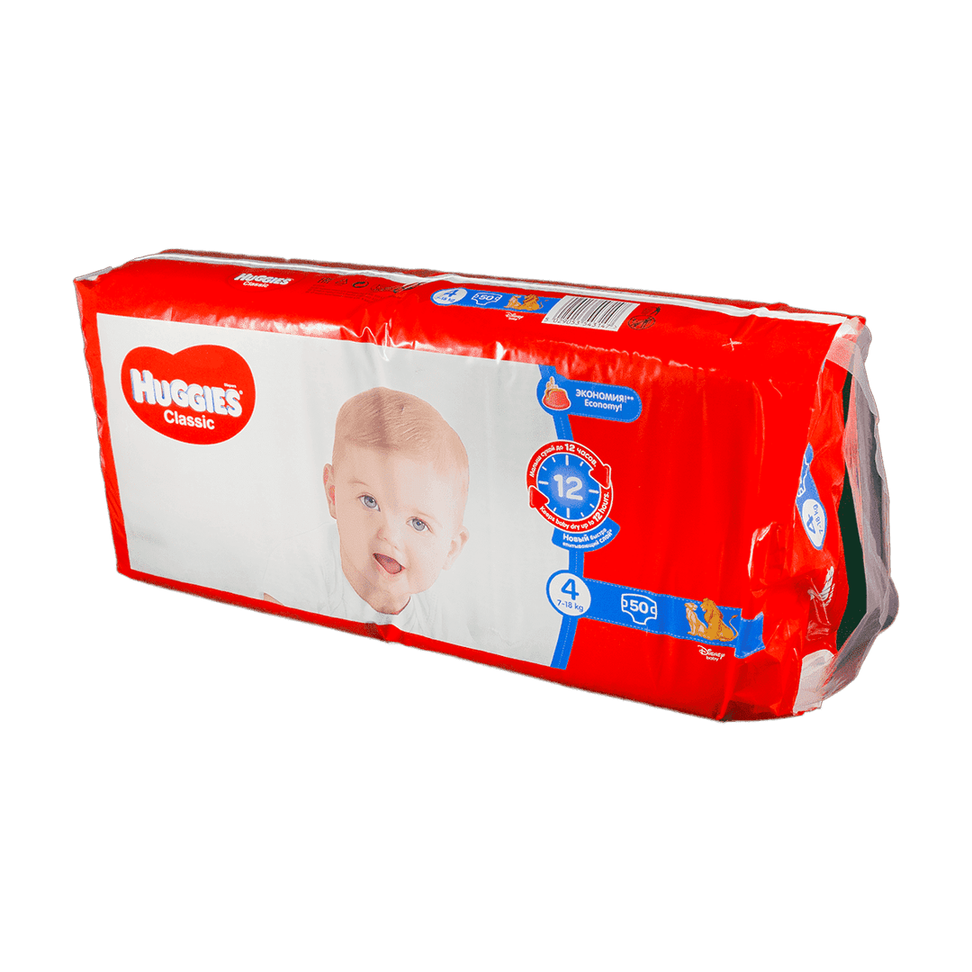 Huggies-4 Classic Maxi bezi 7-18 kq, 50 əd